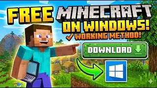 HOW TO DOWNLOAD AND INSTALL MINECRAFT FOR FREE ON WINDOWS!