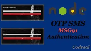 OTP Verification With Mobile Number In NodeJS | MSG91