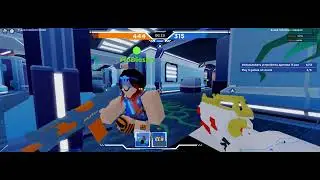 Roblox Отстреливаюсь от врагов в игре Nerf