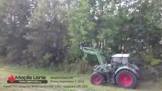 GreenTec Multi Carrier HXF 3302 and Quadsaw LRS 2002 demonstrated by Maple Lane Farm Service