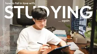 how I tricked my brain to FALL IN LOVE with studying, again. (make it ADDICTING)