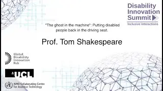 Tom Shakespeare Participation and Leadership putting disabled people back in the driving seat.