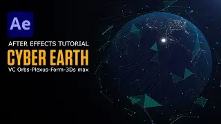 After Effects Tutorial | Cyber Earth | Animation
