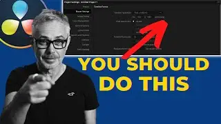 SECRET Resolve Project Setting - IN 2 MINUTES!