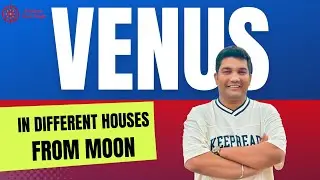 Venus in Different Houses from Moon | Chandra Kundali Secrets | Moon Horoscope | #astrology #jyotish