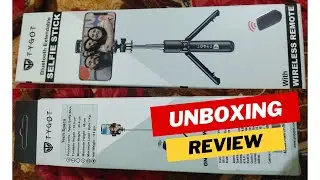 Tygot extendable selfie stick unboxing, price, review #selfiestick #unboxingvideo