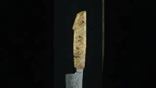 Looks like it's on fire. #handle #knifemaking #damascus #cooking #homecook #chef #chefsknife