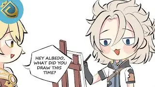 A Commission for Albedo | Genshin Impact Comic Dub | CrownieShorts