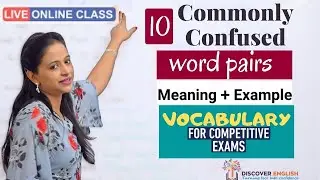 LIVE Class on Commonly Confused Words ---  English Grammar Rules & Usage for IELTS/TOEFL