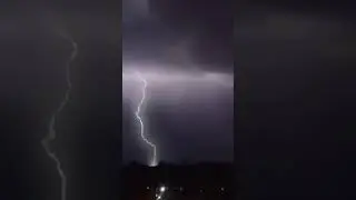 WILD LIGHTNING STRIKES! Oklahoma Style #shorts