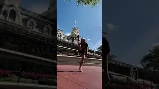 Newsies "Seize the Day" in front of Disney World