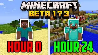 What I Learned After 24 Hours in Beta Minecraft.. (& World Tour!)