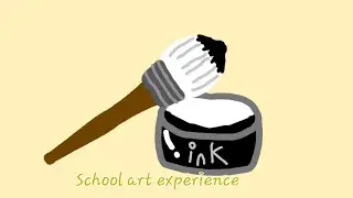 a school art experience that happened