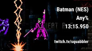 Batman (NES) speedrun - Any% - 13:15.950