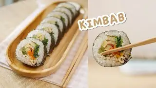 IT'S REALLY EASY TO MAKE KIMBAB // Korean Rolled Rice - Perfect for Breakfast!!