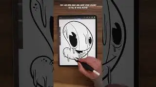 Procreate Tips #4: Using Reference Layer to Color Line Art! 