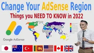 Change country in Google AdSense 2022, Switch AdSense Region