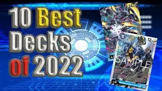 Top 10 Best Performing Digimon TCG Decks of 2022 (En)