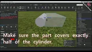 How to make a half circle in Roblox studio