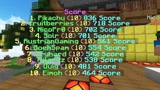 Finishing Top 10 in the $15,000 USD Minecraft Hungry Games Tournament