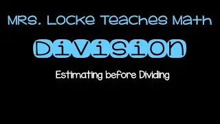 Estimation before Dividing