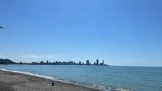Самый лучший пляж Батуми в чертах города
