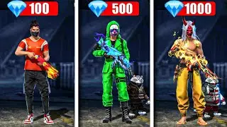 🤯 ЧТО КУПЯТ ПОДПИСЧИКИ на 100, 500 и 1000 АЛМАЗОВ в ФРИ ФАЕР! ПРОКАЧКА АККАУНТА FREE FIRE