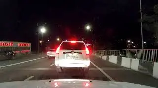 Экстренное торможение.Мост в Туапсе.