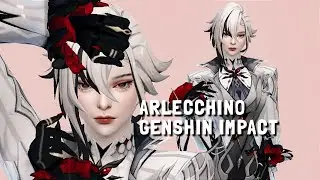 The Sims 4 | ARLECCHINO GENSHIN IMPACT | + CC Links | Create A Sims