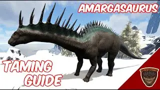Ark: Survival Evolved - Lost Island Taming Guide - How to tame an Amargasaurus