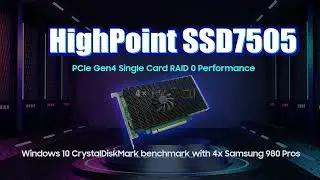 New SSD7505 Single and Cross-Sync Gen4 Performance Video. Up to 48,000 MB/s of Transfer Performance!