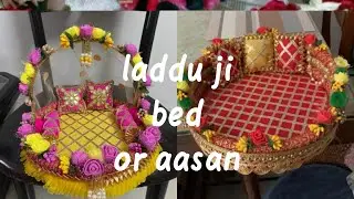 Laddu gopal ji bed or aasan design