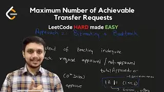1601. Maximum Number of Achievable Transfer Requests | Bit Manipulation