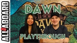 DAWN | Boardgame | How to Play and Full 2-Player Playthrough