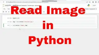 Python image processing tutorial for beginners / Read image in Python code