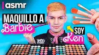 ASMR soy Ken y hago un maquillaje a Barbie roleplay en ASMR español
