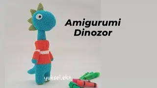 AMİGURUMİ DİNAZOR TARİFİ 😊