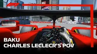 F1 2021 BAKU CHARLES LECLERC DRIVER EYE VIEW - ASSETTO CORSA F1 MOD