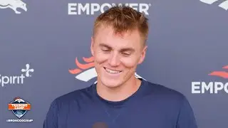 Bo Nix on being named the Broncos' starter: 'I'm super excited and ready to get back to work again'