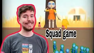 Squad game challenge 😂😂 || bhosree kee 😂😂 || #Mrbeast #squidgame #mrbeastgaming
