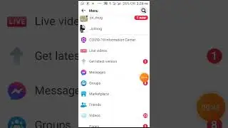 How to change your facebook to darkness mode.