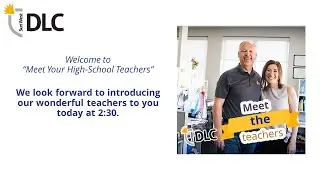 Meet Your High-School Teachers!