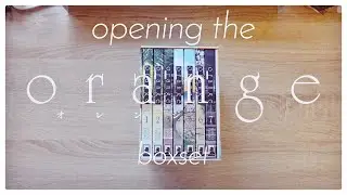 Opening the ORANGE book set - Manga unboxing