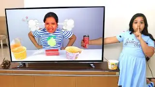 eat fire Spicy noodles mukbung from tv