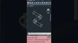AutoCAD 3D Pipe Design in Seconds Sweep Command Mastery 