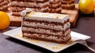 From one mixture and crust and filling ❗❗ A large cake - for all occasions❗