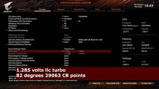 12900k OVERCLOCK VOLTAGE versus  LOW LOAD LINE CALIBRATION  * temperature and voltage