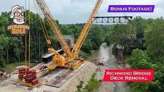 Bonus Footage! Richmond Bridge Steel Coming Down
