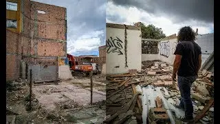 La mitad de este barrio esta en ruinas