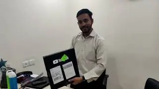 Unboxing ng Centre for Sight YouTube Silver button.
